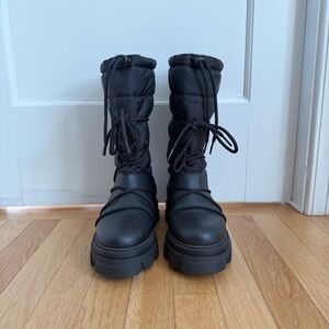 Ganni Waterproof Platform Boots